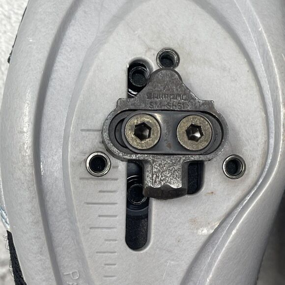 Specialized Cycling Shoes Womens US 9 Silver Black Hook & Loop BG 6103-3540 - Picture 13 of 16